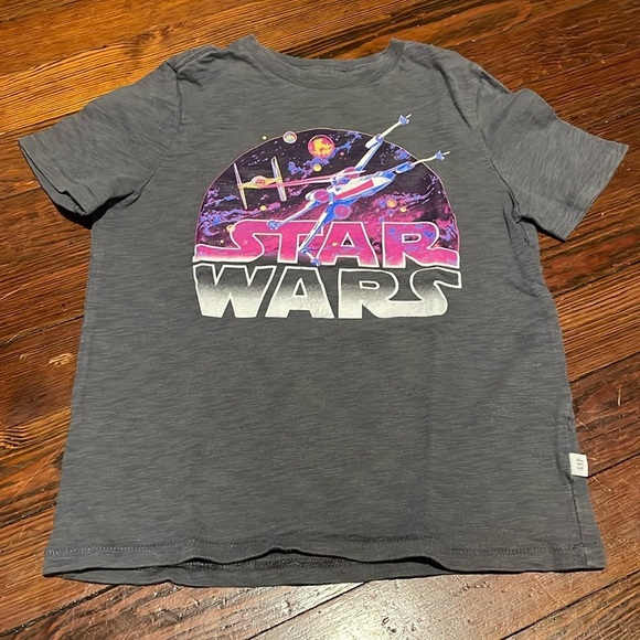 Gap Kid’s Gray Star Wars Shirt Size S - Picture 1 of 3